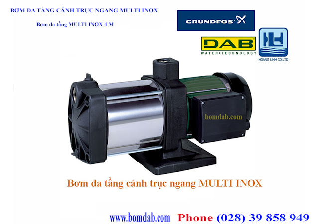 máy bơm cao cấp mini Multi Inox 4M máy bơm cao cấp mini Multi Inox 4M