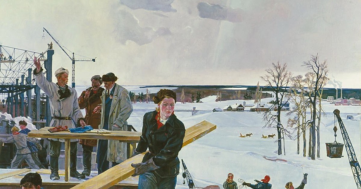 Дейнека лыжники 1931