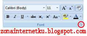 Kumpulan Toolbar Font Dі Microsoft Word 2007