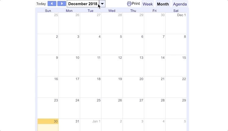 Responsive Google Calendar Embed