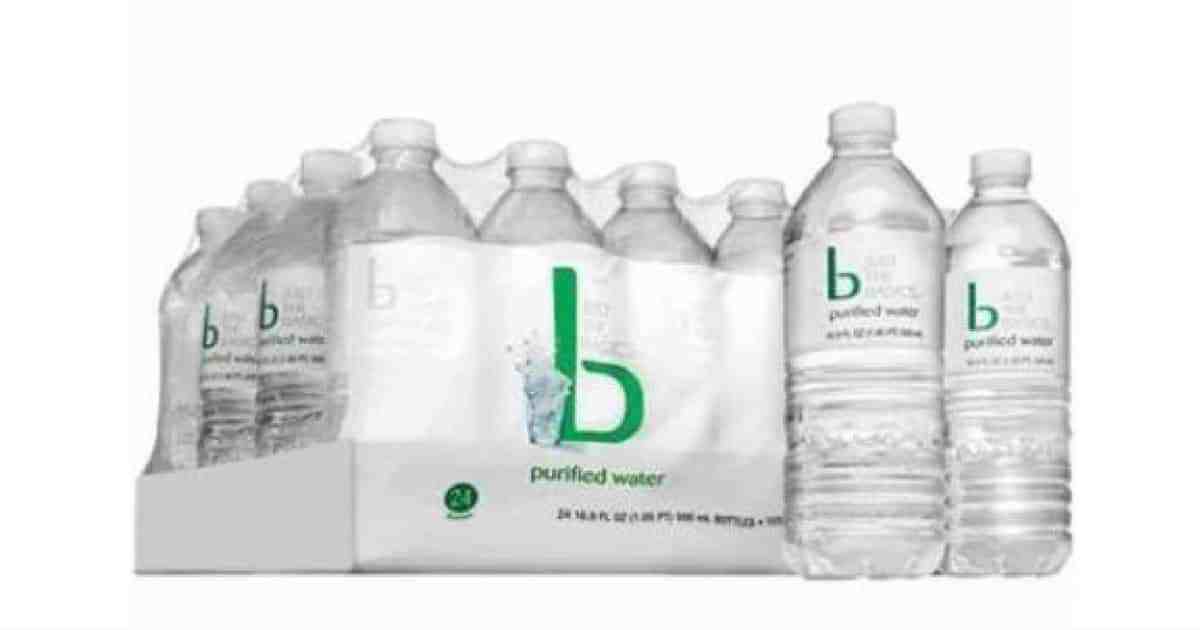 CVS Just The Basics Bottled Water 1.66 Per 24Pack (7 Cents Per Bottle!)