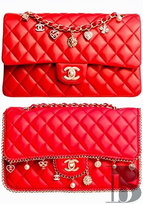 classic Chanel red 2.55 bag