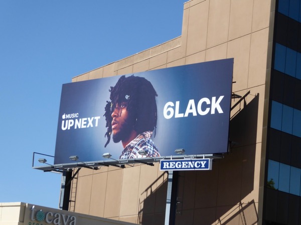 Apple Music Up Next 6lack billboard Apple Music Up Next 6lack billboard