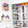 Craft Room Closet Storage Ideas / 20 Crafty Workspace + Storage Ideas from Ikea - Scrap Booking - 25 unique aesthetic room ideas.