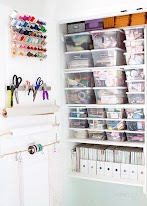Craft Room Closet Storage Ideas - Discover a crafty way to organize fabrics, craft supplies ... : From bin storage to closet to shelves to pegboard to drawers and more there is a ton of organizing ideas.