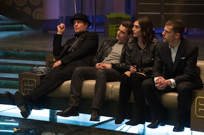 Now You See Me 2 starring Woody Harrelson, Lizzy Caplan, Jesse Eisenberg and Dave Franco