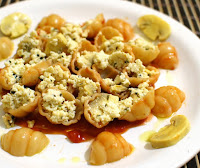 Nhoque com Tofu e Champignon Nhoque com Tofu e Champignon (vegana)