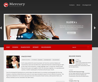 Mercury-Blogger-Template