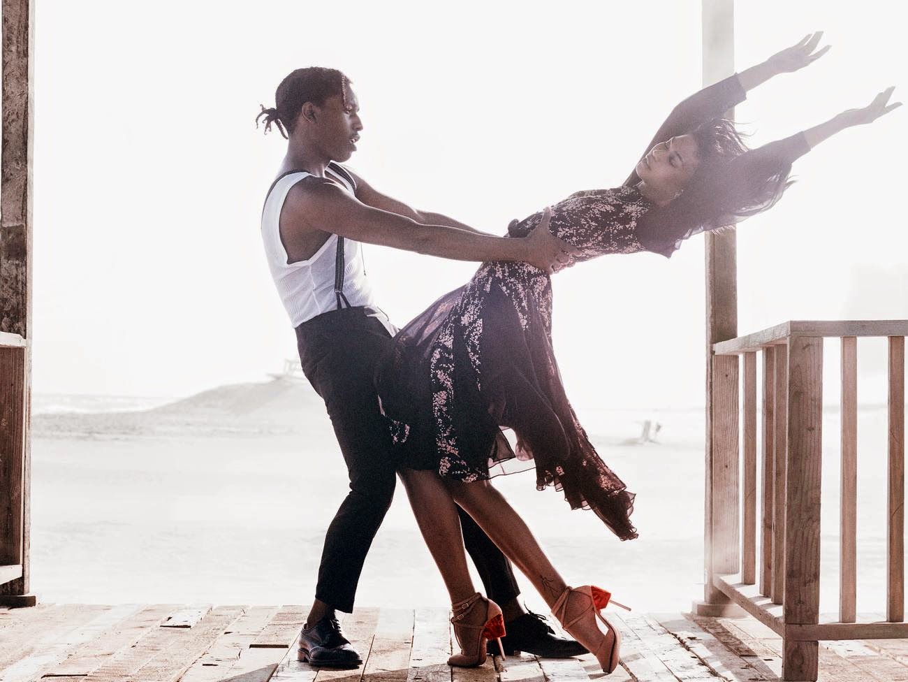 Asap rocky and chanel iman vogue