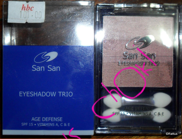 San San Eyeshadow Trio
