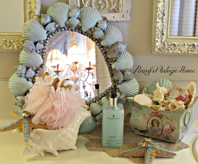 Penny's Vintage Home Recycling Mesh Shower Pouf's