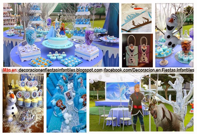 Frozen decoration  Fiesta de cumpleaños de frozen, Frozen decoracion  fiesta, Fiestas infantiles de frozen