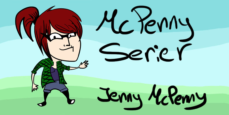 Jenny McPenny ritar och bestämmer