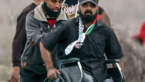 Ibrahim Abu Thurayyah, demonstran difabel Palestina dibunuh oleh pasukan keamanan Israel pada Jumat 15 12 2017 di Gaza