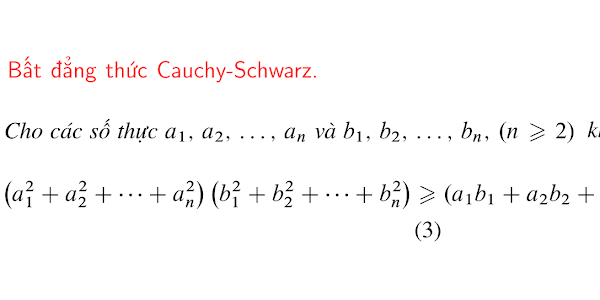 Chứng minh bất đẳng thức Cauchy - Schwarz (Bunyakovsky) và các hệ quả, sự làm chặt