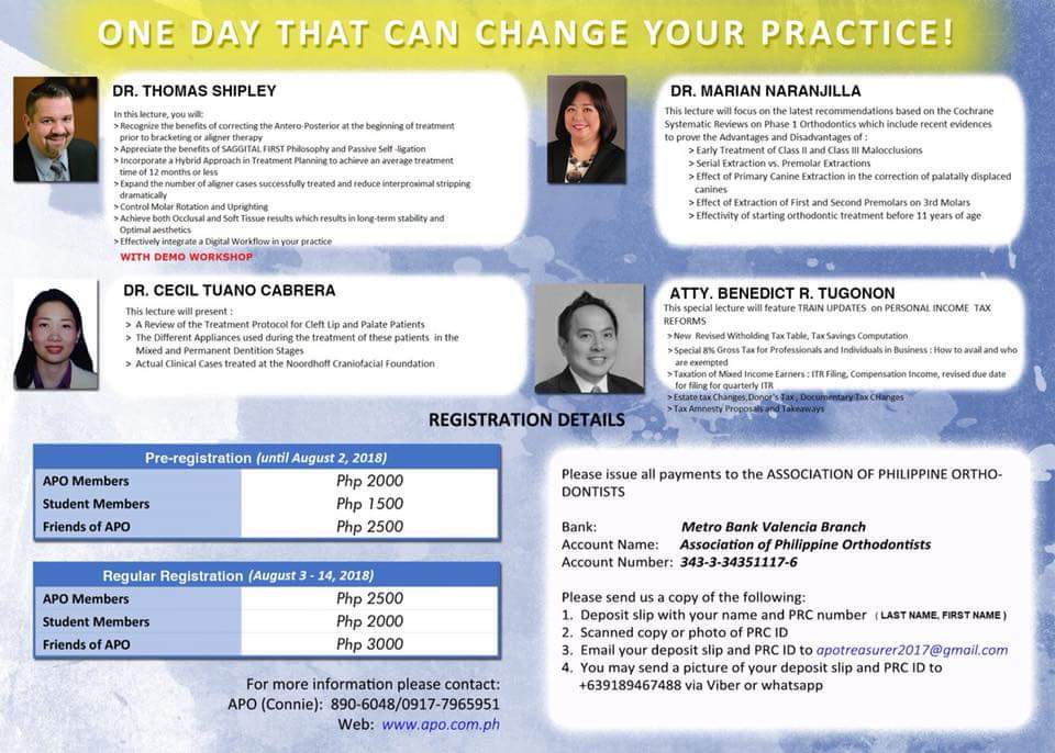 The Association of Philippine Orthodontists 8th General Meeting