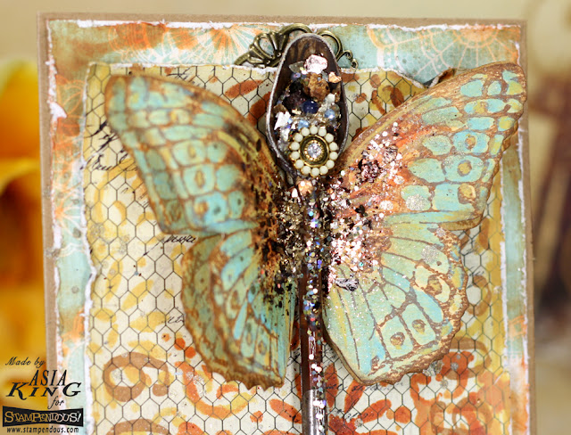 Mixed media upcycling assemblage