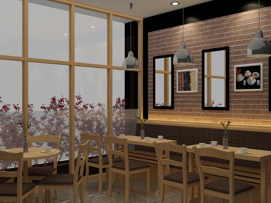  Jasa  desain  Interior  Ruang makan Restoran dan Cafe  3D 