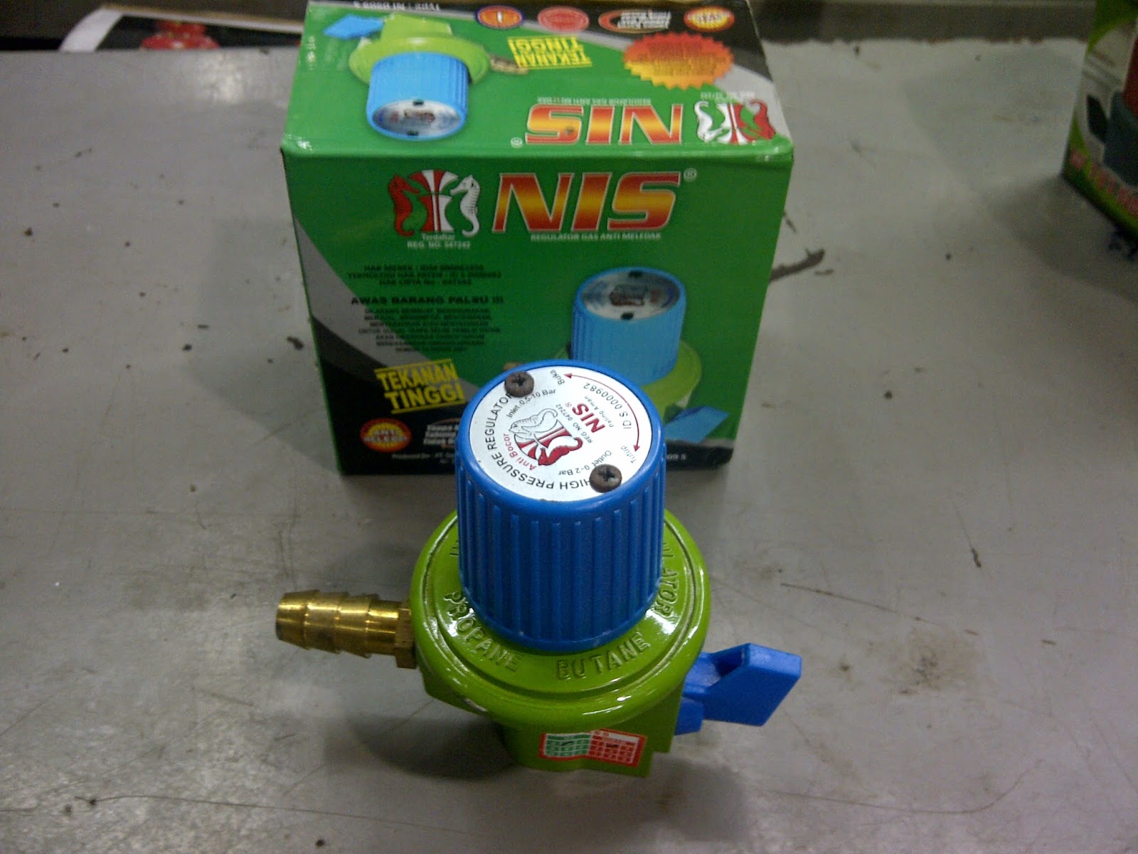 Sentral harga regulator gas LPG high pressure ( HP )