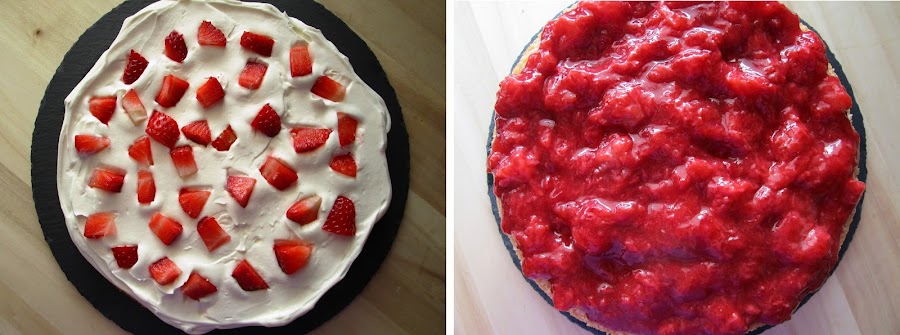 Tarta de fresones y mascarpone (Siempredulces) - Elaboración Paso 5
