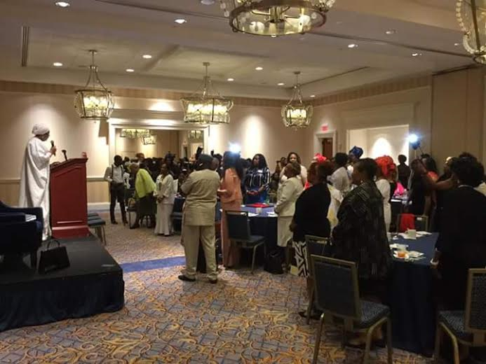 Photos: Olori Wuraola Ogunwusi attends Emerging Women's Forum in Maryland