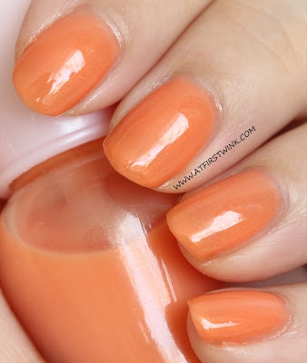 Etude House Petit Darling nail polish OR207 - Apricot Milk