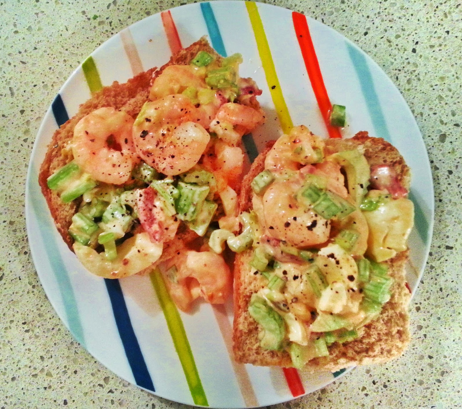 Take Me To Work Prawn, Egg and Celery Salad