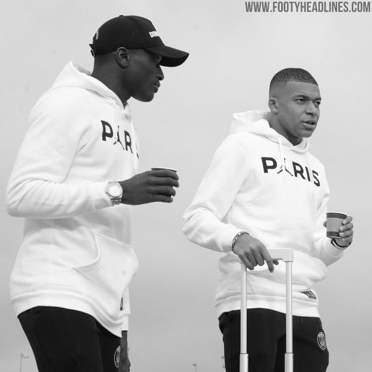 psg jordan white hoodie