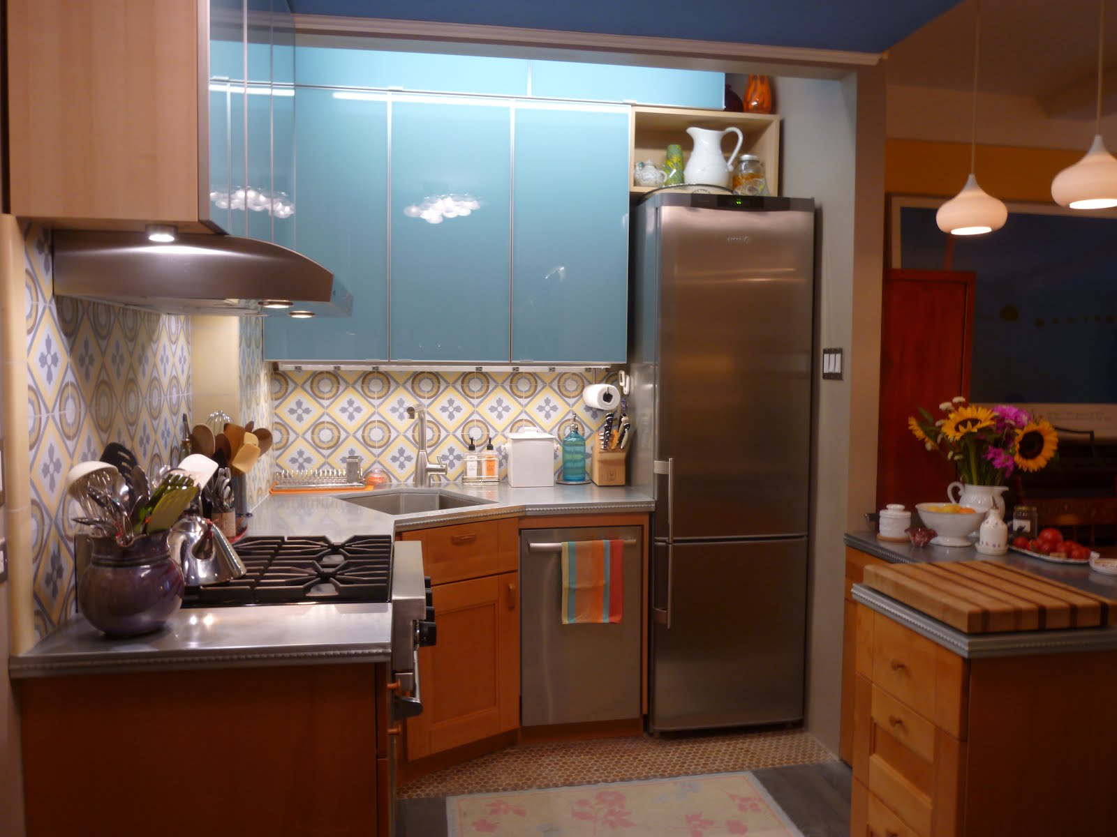 Avente Tile Talk A Cement Tile Kitchen Backsplash Makes a Chelsea Remodel