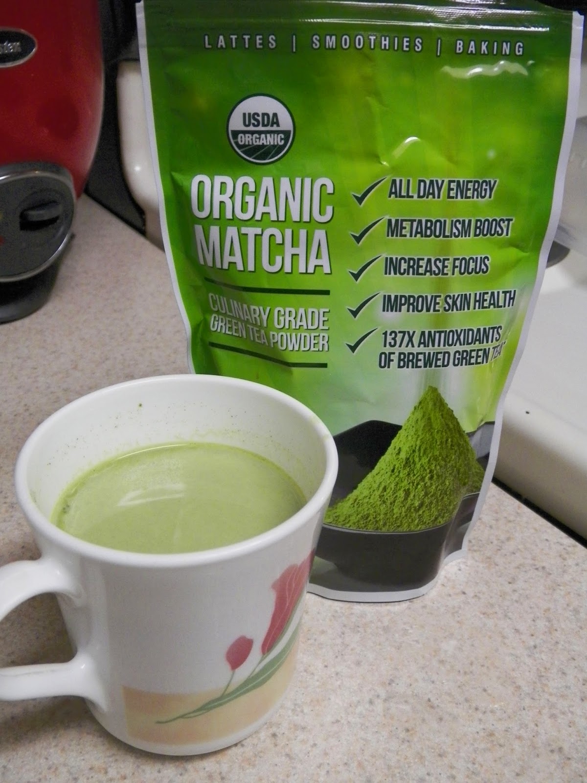 mygreatfinds Organic Matcha Green Tea Powder by Kiss Me Organics Review