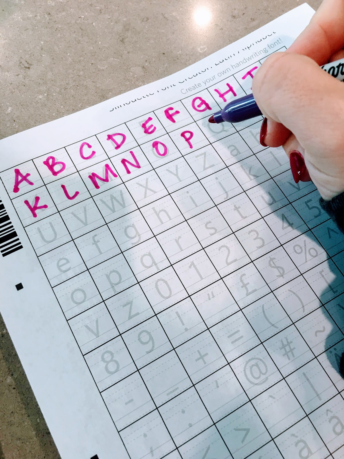 Basic Modern Calligraphy Practice Sheets By Theinkyhand