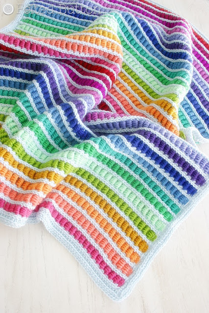 Abacus Blanket crochet pattern by Susan Carlson of Felted Button