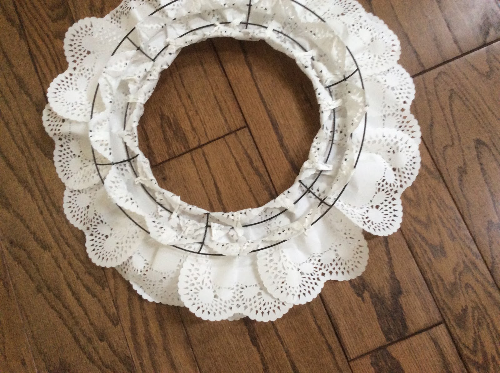 Fresh Vintage by Lisa S: How to make a Paper Doily Wreath