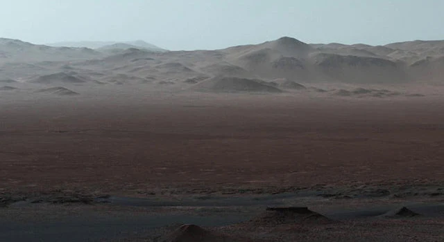 NASA published a panoramic survey of Mars