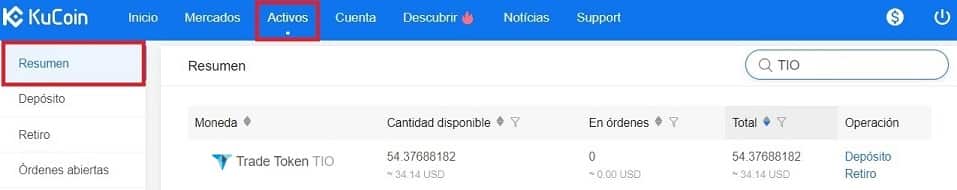 Dónde Comprar Trade Token (TIO) Y Almacenar en Wallet con Seguridad Guía Fácil, Rápida, Español para comprar Trade Token (TIO) en Kucoin y Coinbase