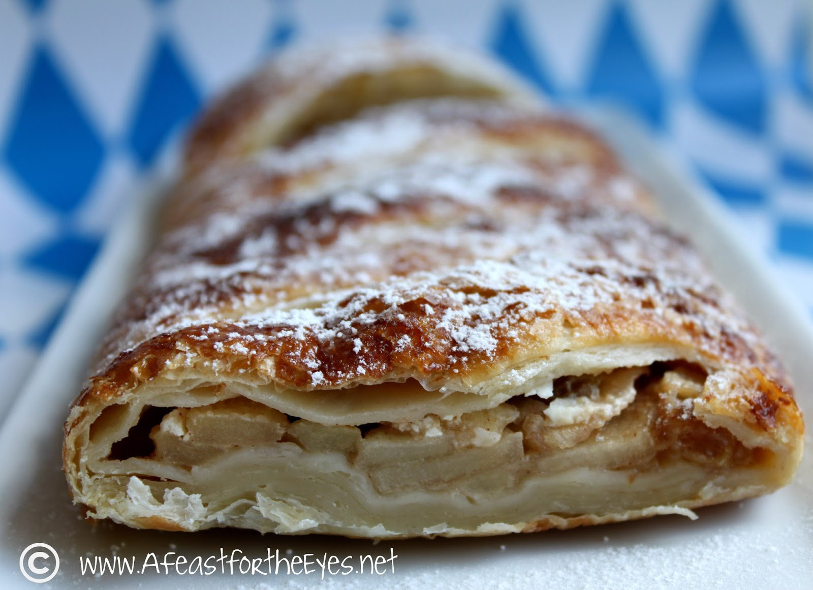 Easy Bavarian Style Apple Strudel (Apfel Strudel) - A Feast For The Eyes
