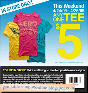 Free Printable Aeropostale Coupons Free Printable Aeropostale Coupons