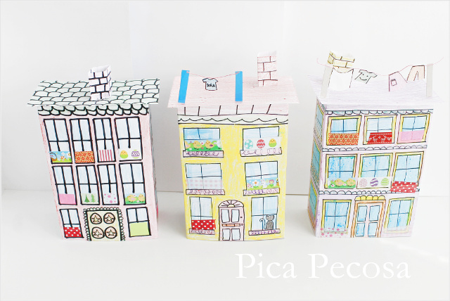 tutorial-como-hacer-casa-muñecas-con-carton-reciclado-packs-yogures-diy-tres-casas