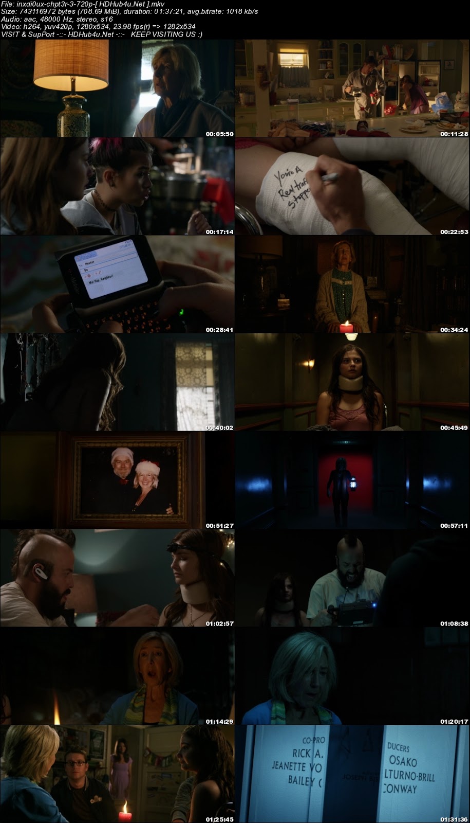 Insidious Chapter 3 2015 English Movie 720p BluRay Esubs 700MB Download