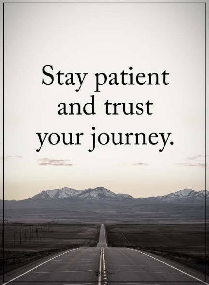 Stay Patient and trust your journey | Stay Patient Quotes - Quotes