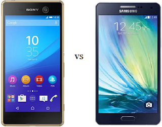 perbandingan samsung galaxy A8 vs Sony Xperia M5 Dual