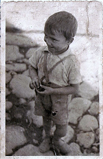 Candelario Salamanca niño en los años 50