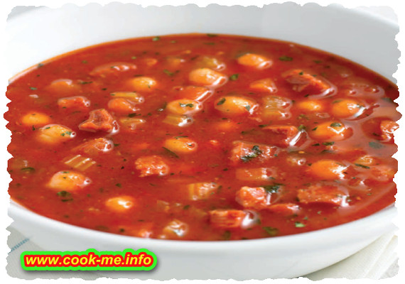 Tomato and chorizo soup Tomato and chorizo soup