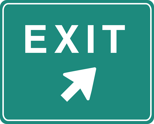 clip art of exit sign - photo #40