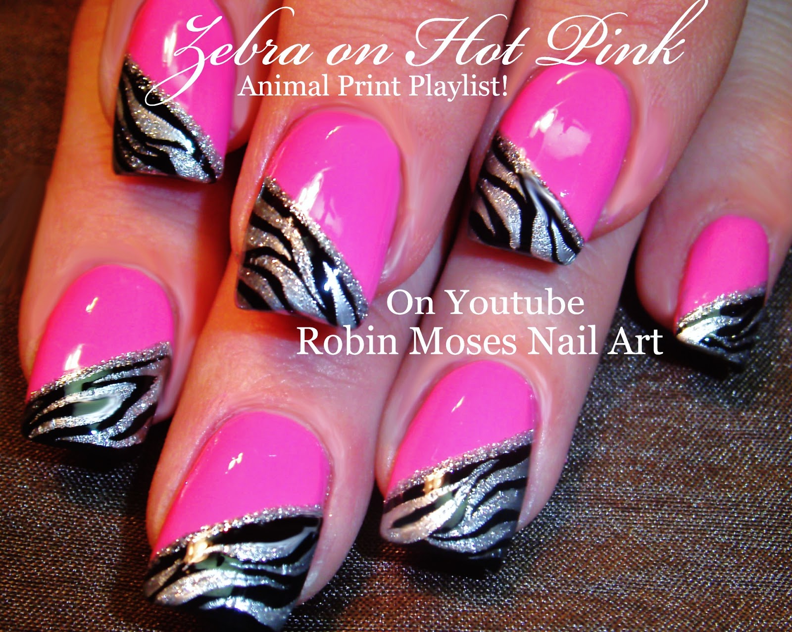 Robin Moses Nail Art - French Pink and White Nails Design - wide 2