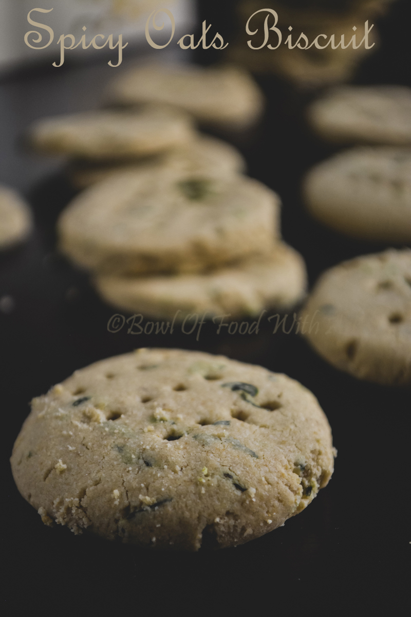 Oats Savory Cookies Recipe | How To Make Oats Masala / Khara Biscuits