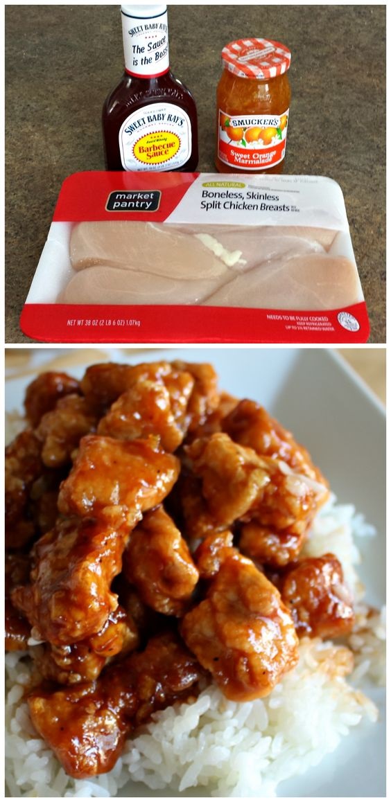 3 Ingredient Orange Chicken Sauce