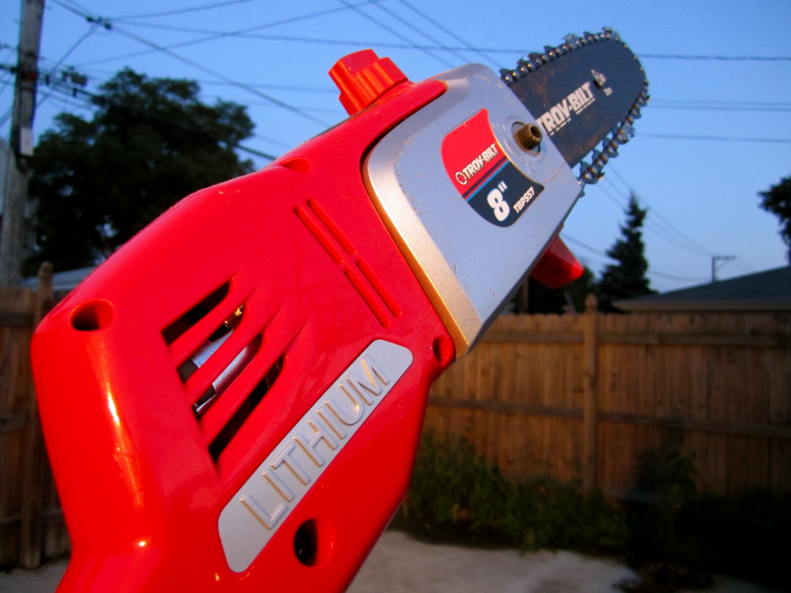 Review TroyBilt BatteryPowered Cordless Pole Saw My Skinny Garden