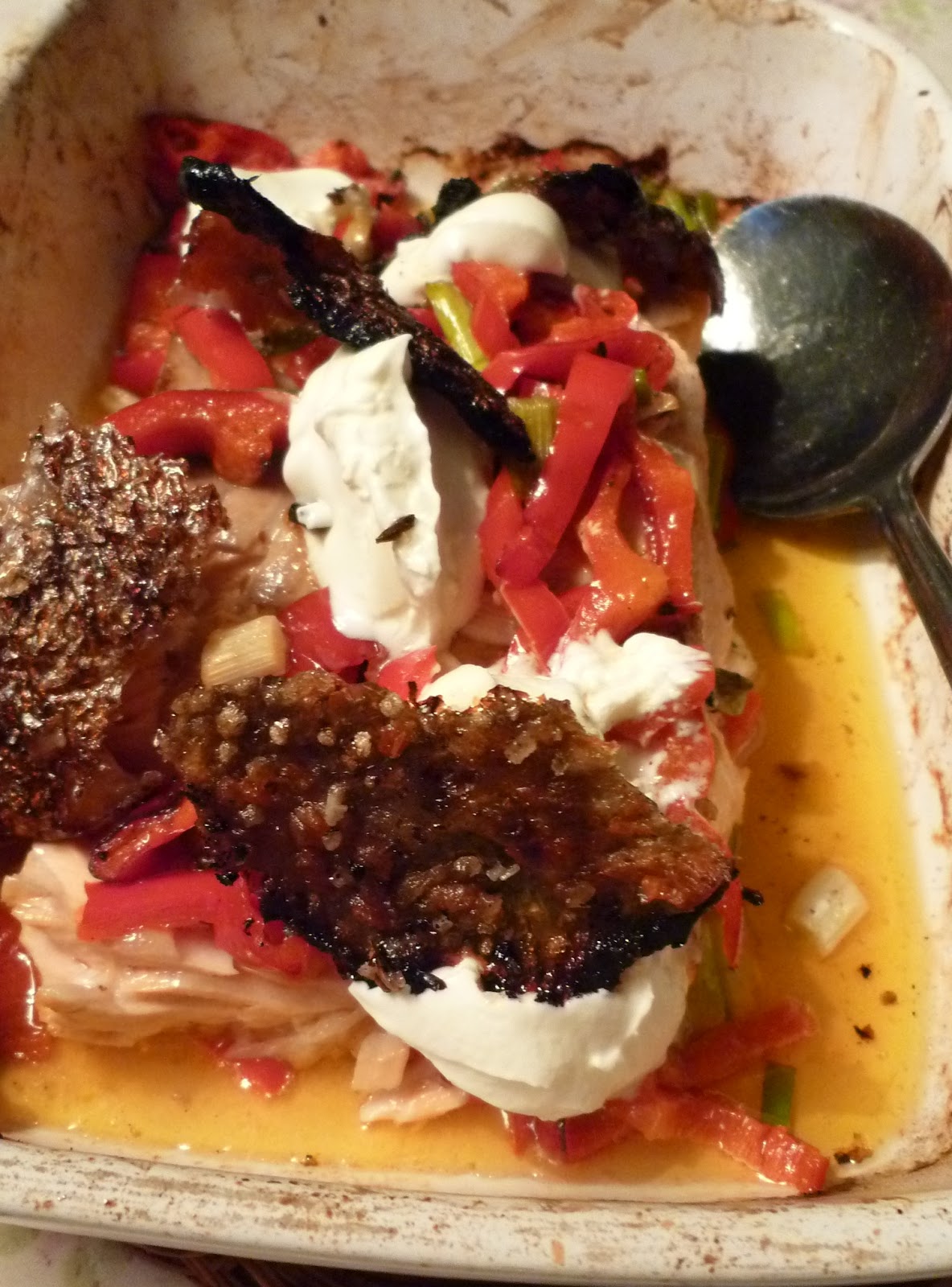 Wat ik gegeten heb Jamie Oliver 30 minutes meals zalm met krokante