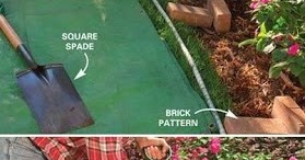 How to make garden border from brick - all-garden-world